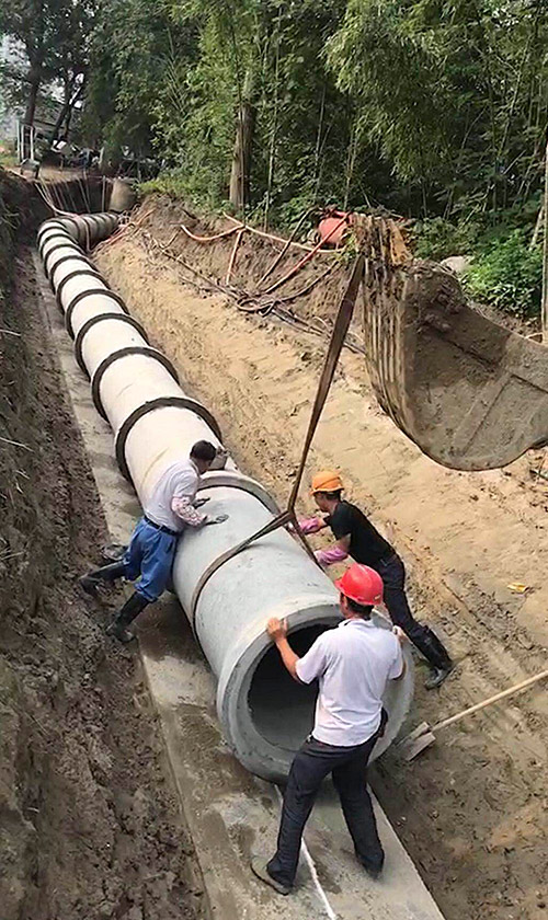 揚州市江都區(qū)張綱河排污項目